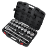 Premier Metric/Imperial Socket Set 3/4"Sq Drive 12-point 26pc