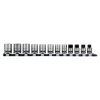 Premier Black Lock-On™ Socket Set 3/8"Sq Drive 12pc