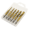 Combination Drill & Tap Bit Set 6pc