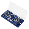Metric Tap & Die Set 17pc