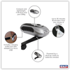 Rechargeable Wind-Up Torch 3 LED