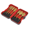 Titanium Coated Flat Wood Drill Bit Set 7pc