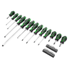 Premier GripMAX® Screwdriver & Bit Set 33pc - Hi-Vis Green
