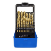 HSS Fully Ground Drill Bit Set 25pc - DIN 338