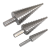 Double Flute HSS 4341 Step Drill Bit Set 3pc