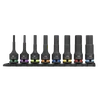 Premier Hex Impact Socket Bit Set 1/2"Sq Drive 8pc