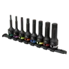 Premier Spline Impact Socket Bit Set 1/2"Sq Drive 8pc