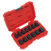Premier Lock-On™ Impact Socket Set 1/2"Sq Drive 13pc