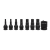 Premier Hex Impact Socket Bit Set 3/8"Sq Drive 8pc