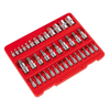 Premier TRX-Star* Socket & Security Socket Bit Set 1/4", 3/8" & 1/2"Sq Drive 38pc