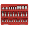 Premier TRX-Star* Socket & Security Socket Bit Set 1/4", 3/8" & 1/2"Sq Drive 38pc