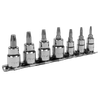 Premier Lock-On™ TRX-Star* Socket Bit Set 1/4" & 3/8"Sq Drive 7pc