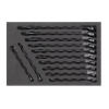 Premier Black Combination Spanner Set 12pc