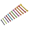 Premier Multi-Coloured Combination Spanner Set 12pc