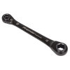 Premier Black 4-in-1 Reversible Lock-On™ Ratchet Ring Spanner