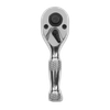 Premier Stubby Pear-Head Ratchet Wrench with Flip Reverse 1/4"Sq Drive