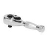 Premier Stubby Pear-Head Ratchet Wrench with Flip Reverse 1/4"Sq Drive