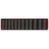 Premier Metric/Imperial Deep Impact Socket Set 3/8"Sq Drive 12pc