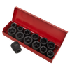 Premier Metric/Imperial Impact Socket Set 3/4"Sq Drive 13pc