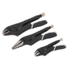 Premier Black Quick Release Locking Pliers Set 3pc