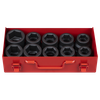 Premier Metric/Imperial Impact Socket Set 1"Sq Drive 10pc