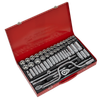 Premier Metric/Imperial/Whitworth Socket Set 3/8" & 1/2"Sq Drive 64pc