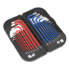 Premier Long Anti-Slip TRX-Star* & Ball-End Hex Key Set 18pc
