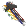 Premier Extra-Long Ball-End Hex Key Set 9pc