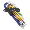 Premier Imperial Long Ball-End Hex Key Set 9pc
