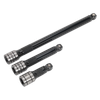 Premier Black Wobble/Rigid Extension Bar Set 1/2"Sq Drive 3pc