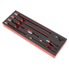 Premier Black Wobble/Rigid Extension Bar Set 1/4", 3/8" & 1/2"Sq Drive 9pc - Premier Black