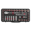 Premier Platinum Metric/Imperial Socket Set 3/8"Sq Drive 37pc