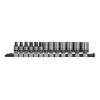 Premier Black Socket Set 1/4"Sq Drive 13pc