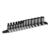 Premier Black Socket Set 1/4"Sq Drive 13pc