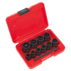 Spanner Type Bolt Extractor Set 3/8"Sq Drive 11pc