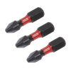 Premier Pozi Impact Power Tool Bits #2 x 25mm 3pc