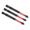 Premier Pozi Impact Power Tool Bits #2 x 75mm 3pc