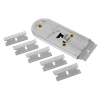 Retracting Razor Scraper with Blades