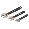 Premier Adjustable Ni-Fe Finish Wrench Set 3pc