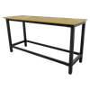 Heavy-Duty Steel Workbench with 25mm MDF Top 1.8m