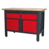 Workbench with 2 Drawers & 2 Cupboards
