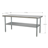 Stainless Steel Workbench 1.8m