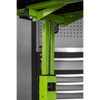 Adjustable-Height Mobile Workstation with Removable Top Tray