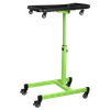 Adjustable-Height Mobile Workstation with Removable Top Tray