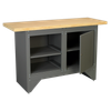 Heavy-Duty Workbench with Cupboard