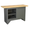 Heavy-Duty Workbench with Cupboard