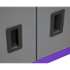 American PRO® Topchest, Mid-Box Tool Chest & Rollcab Stack 9 Drawer - Purple