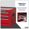 American PRO® Mid-Box Tool Chest 3 Drawer - Red