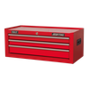 American PRO® Mid-Box Tool Chest 3 Drawer - Red