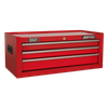 American PRO® Mid-Box Tool Chest 3 Drawer - Red